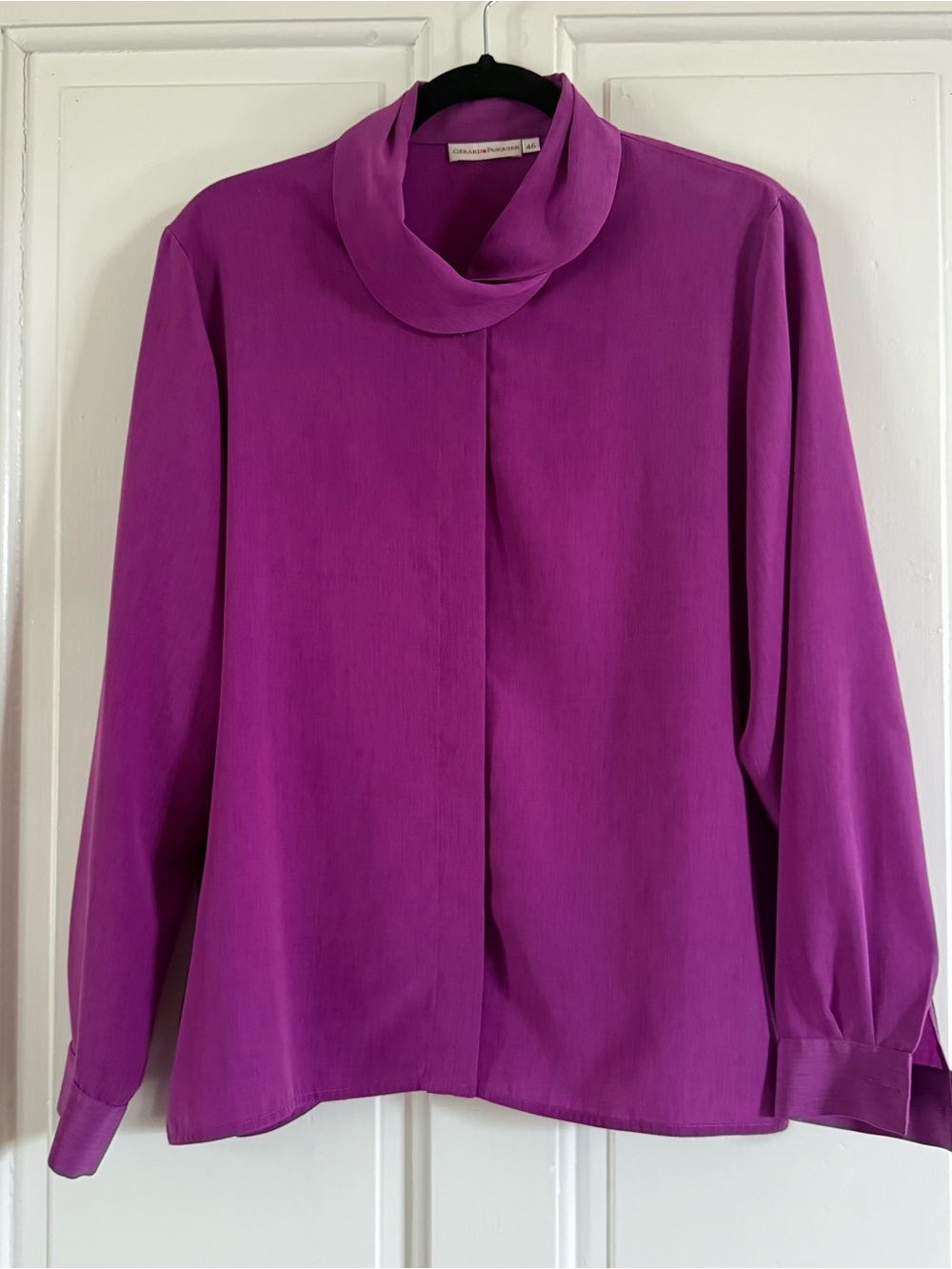 Vintage Blouse with Cowl Neck